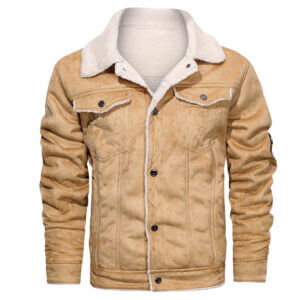 Airforce Bronze Suede Leather Jacket