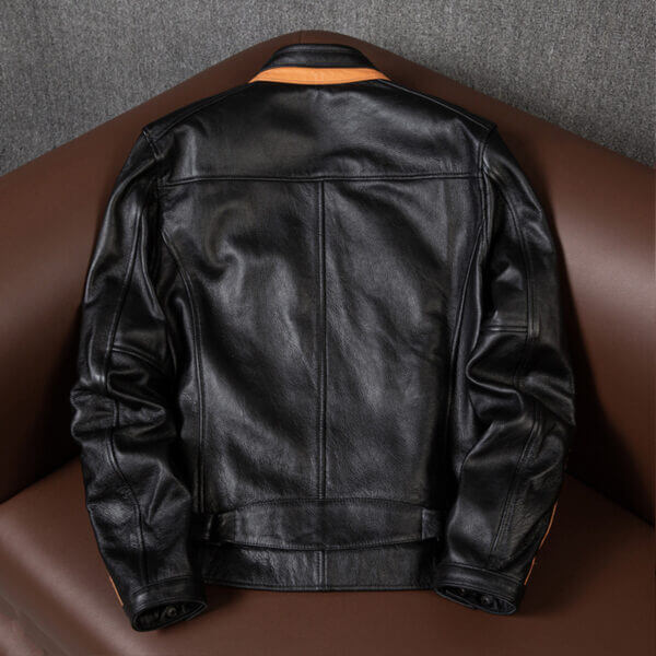 Crossover Rider Smooth Casual Sporty Leather Jacket - Image 2