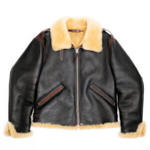 Men B6 Aviator Black Pilot Military USAF Vintage Leather Jacket