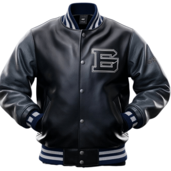 EdgeRise Geometric Leather Jacket