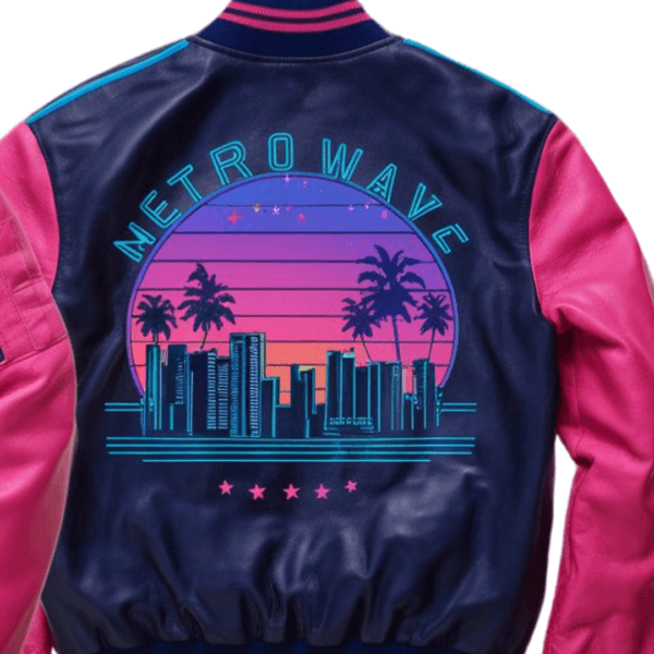 MetroWave Neon Retro Bomber - Image 2