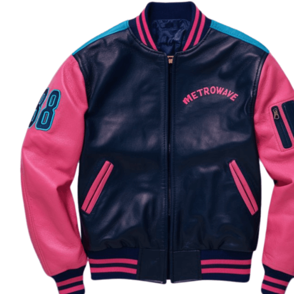 MetroWave Neon Retro Bomber