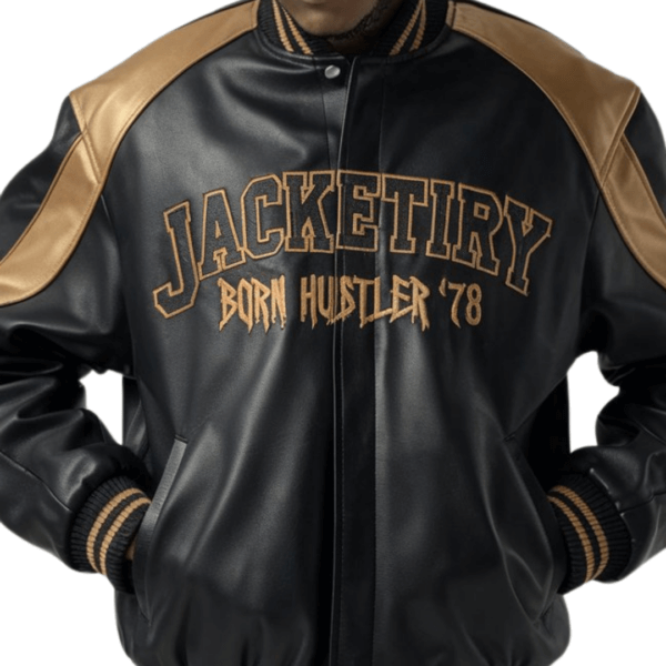 Midnight Black & Gold Unbreakable Bomber