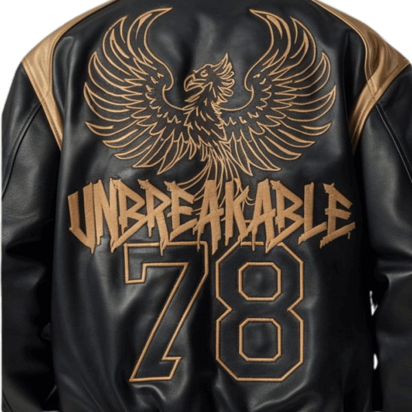Midnight Black & Gold Unbreakable Bomber - Image 2
